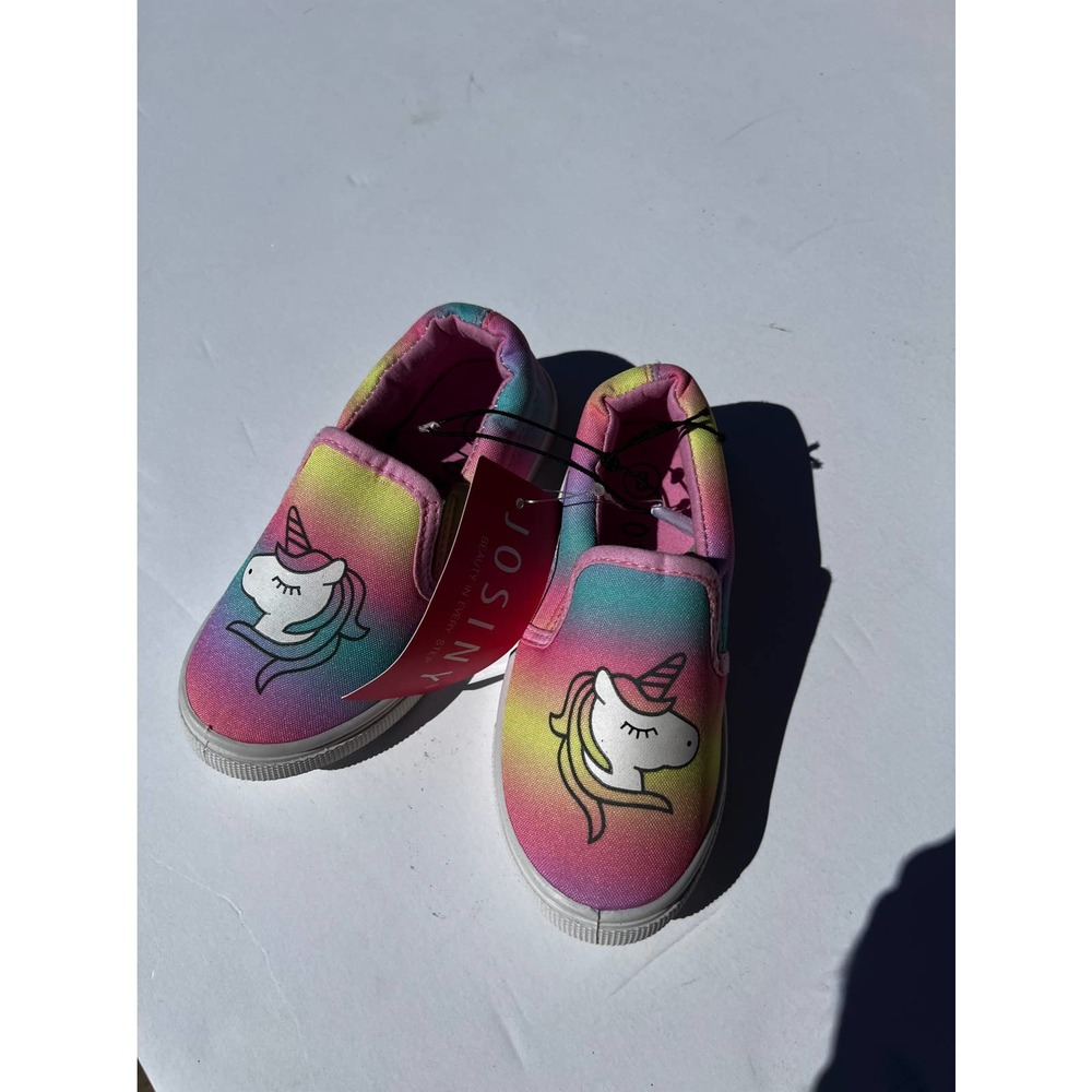 Josiny Unicorn Rainbow little girl shoes